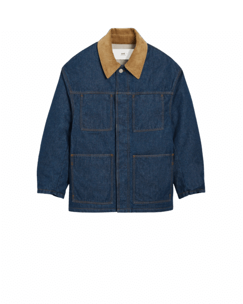 Veste Worker Rembourrée Indigo