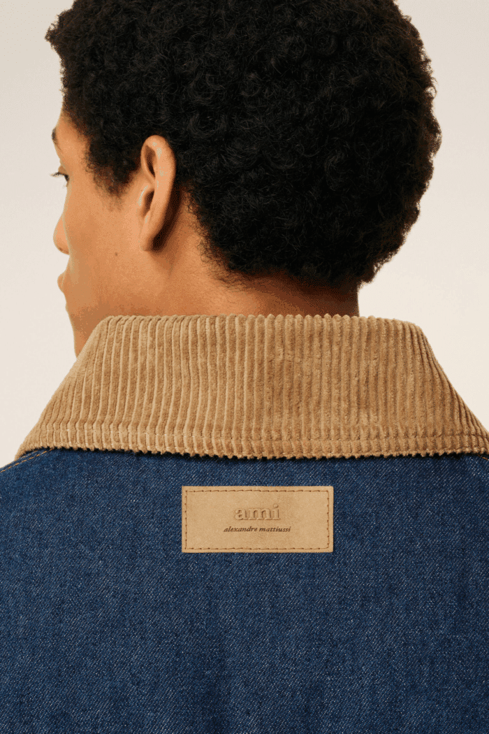 Veste Worker Rembourrée Indigo