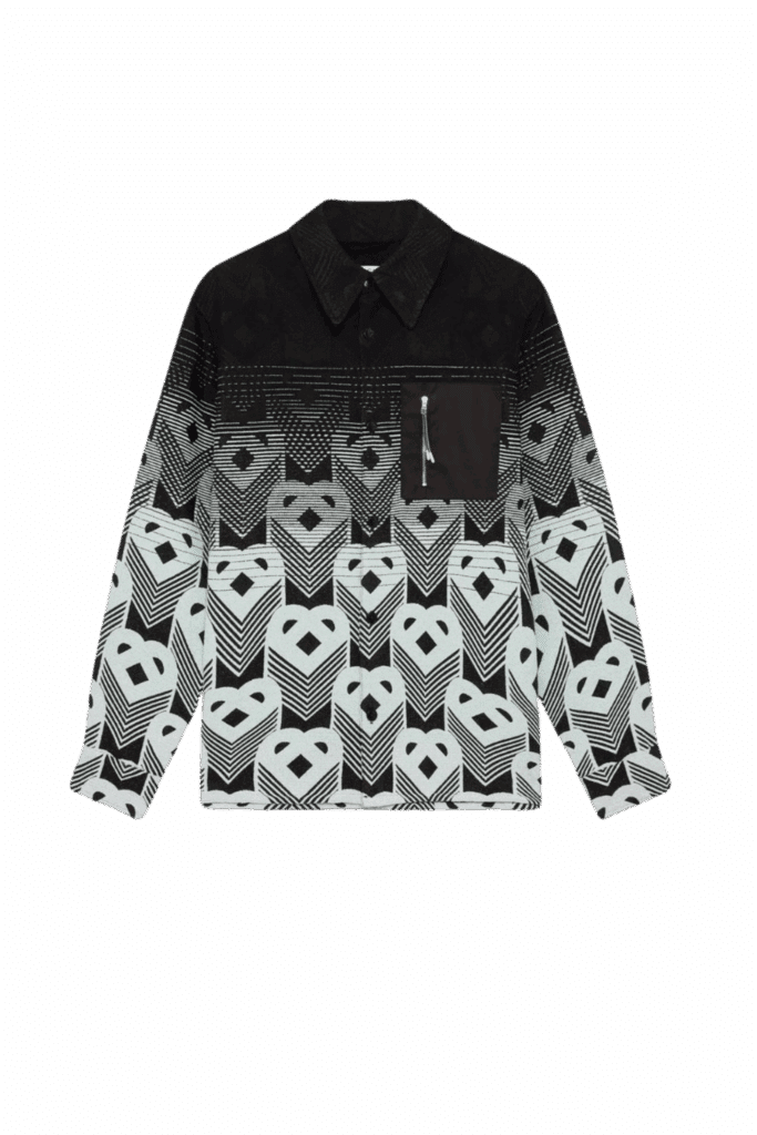 Veste Chemise Monogrammé dégradée