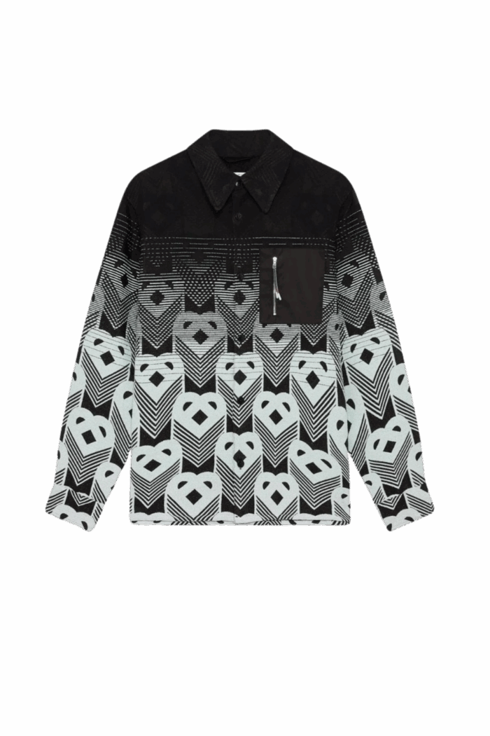 Veste Chemise Monogrammé dégradée
