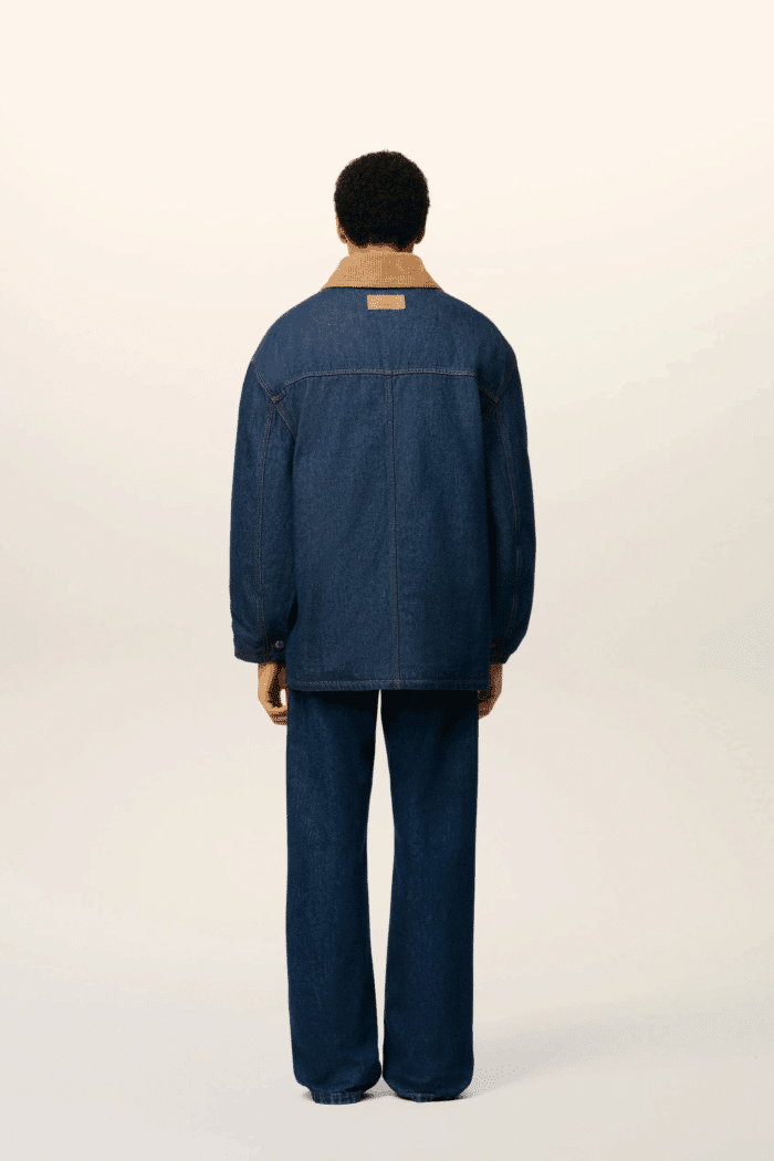 Veste Worker Rembourrée Indigo
