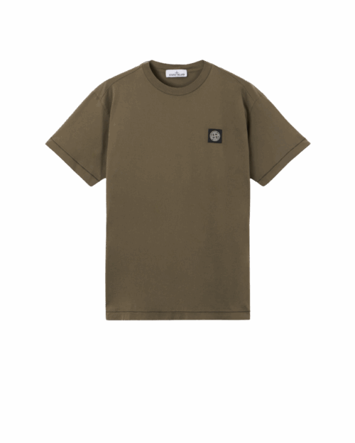 Tee-Shirt Coton Kaki Logo
