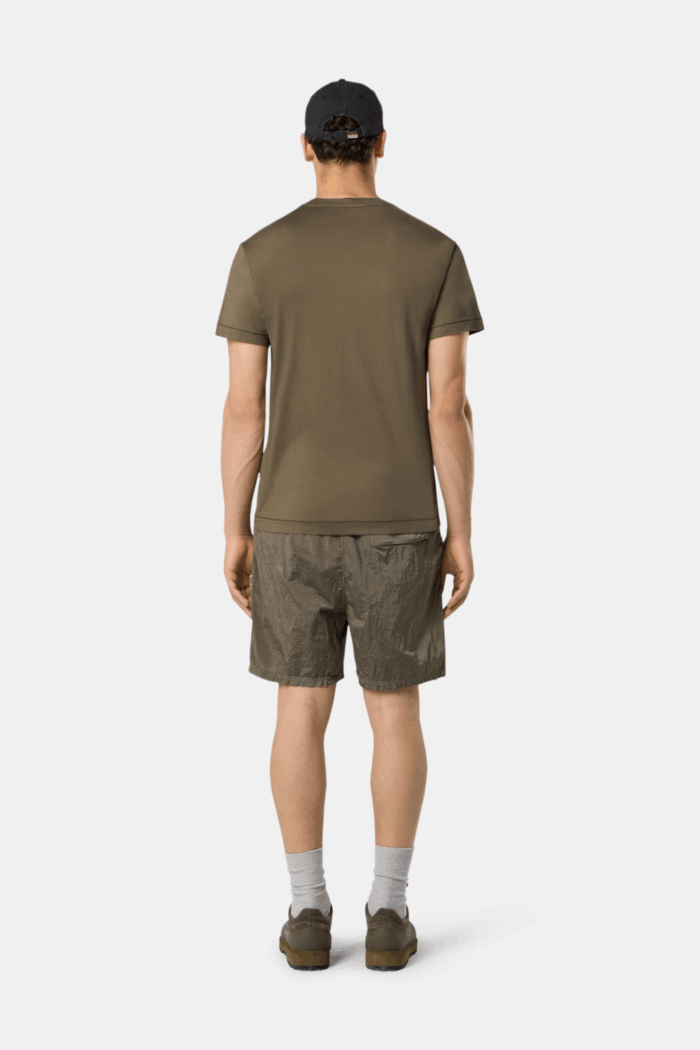 Tee-Shirt Coton Kaki Logo