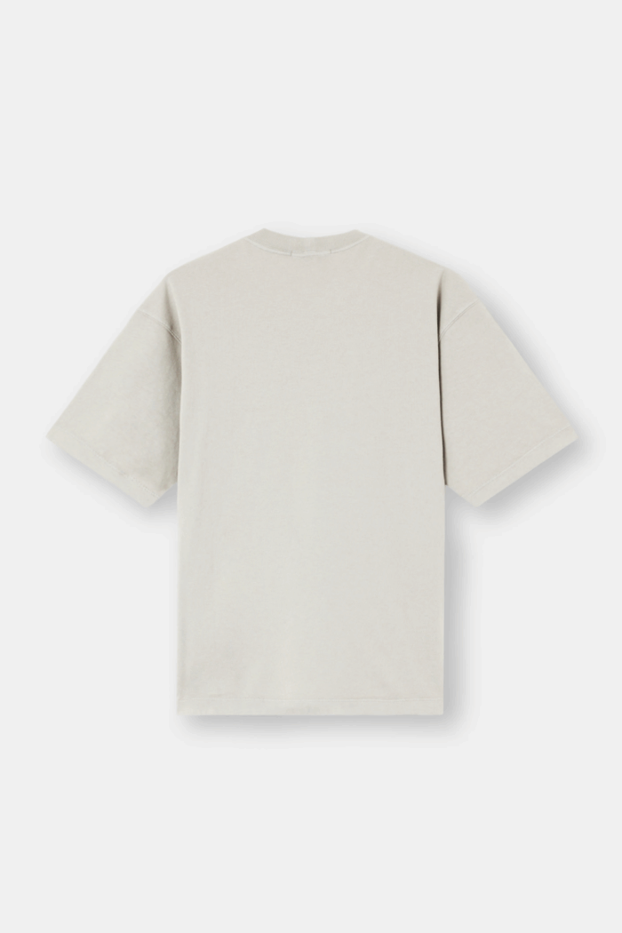 Tee-Shirt Écusson Compass Gris Perle