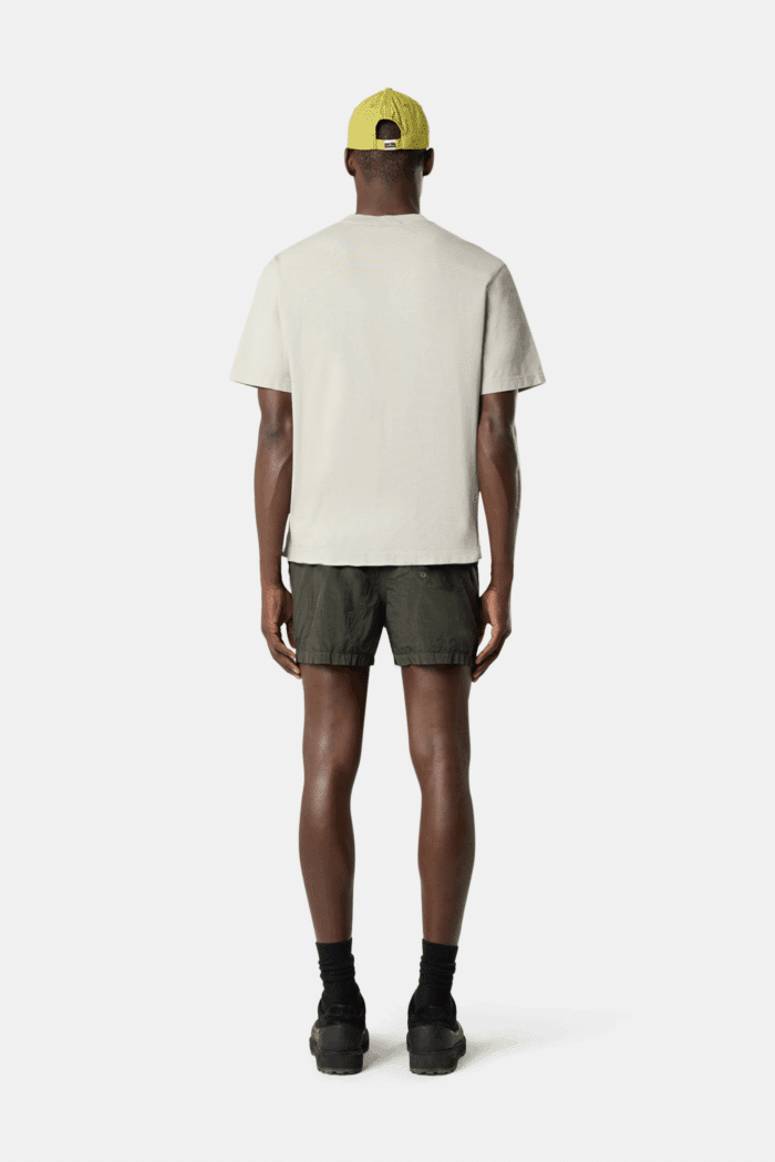 Tee-Shirt Écusson Compass Gris Perle