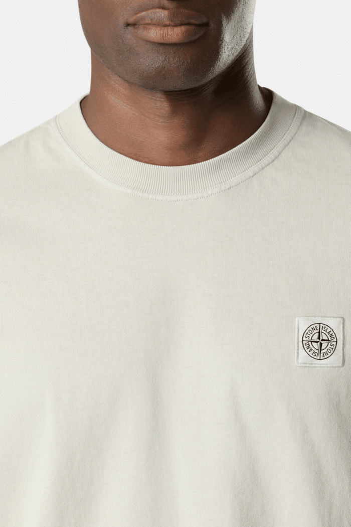Tee-Shirt Écusson Compass Gris Perle