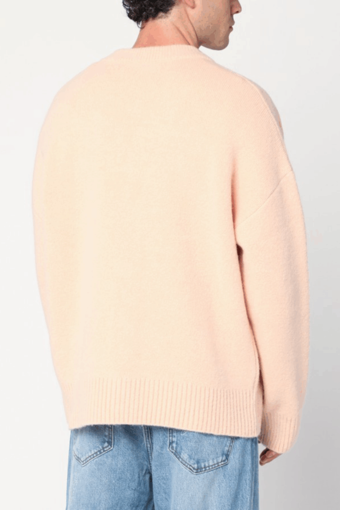 Cardigan Alpaga Poudre Cœur Écru