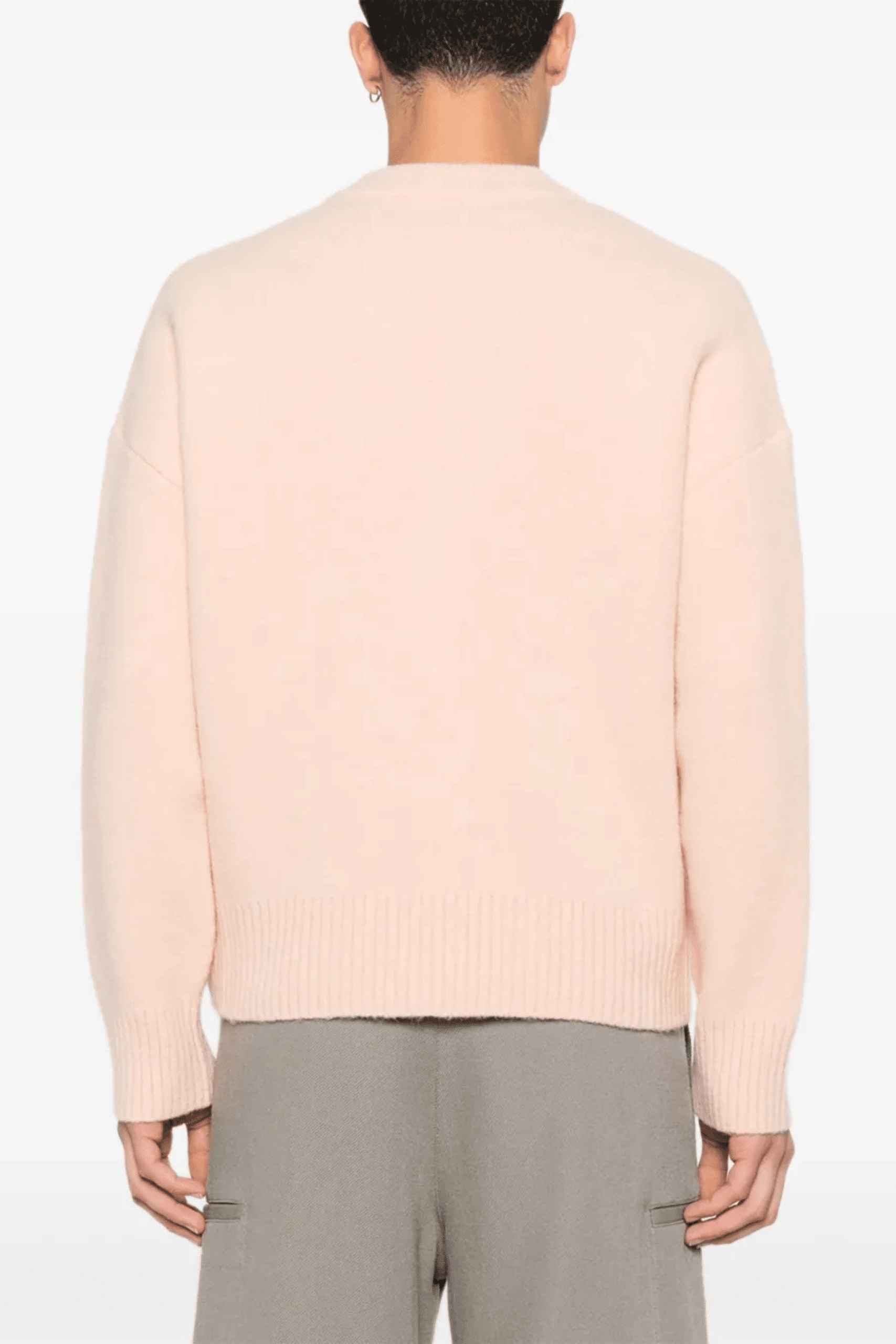 Cardigan Alpaga Poudre Cœur Écru