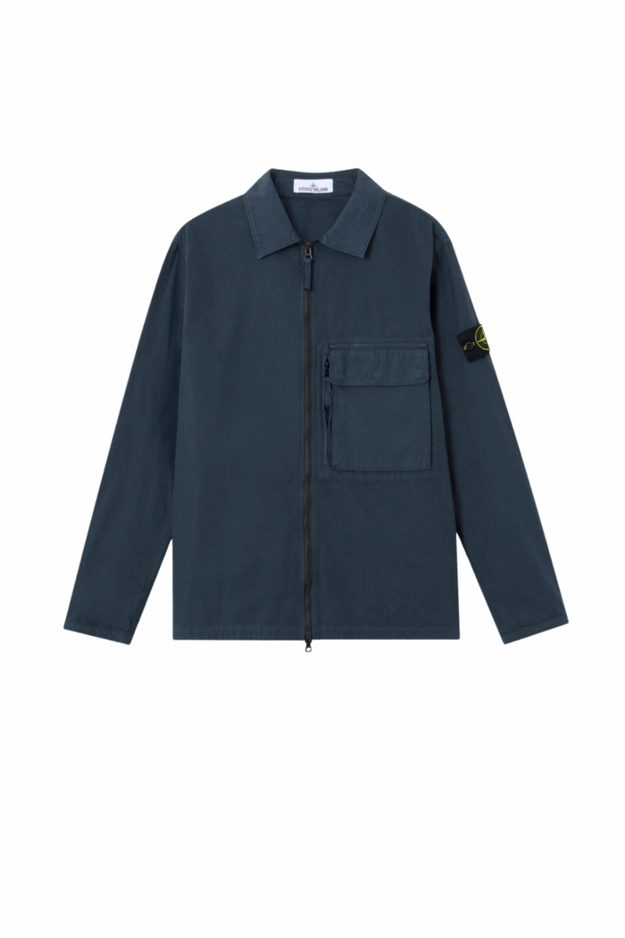 Surchemise Coton Bleu Marine