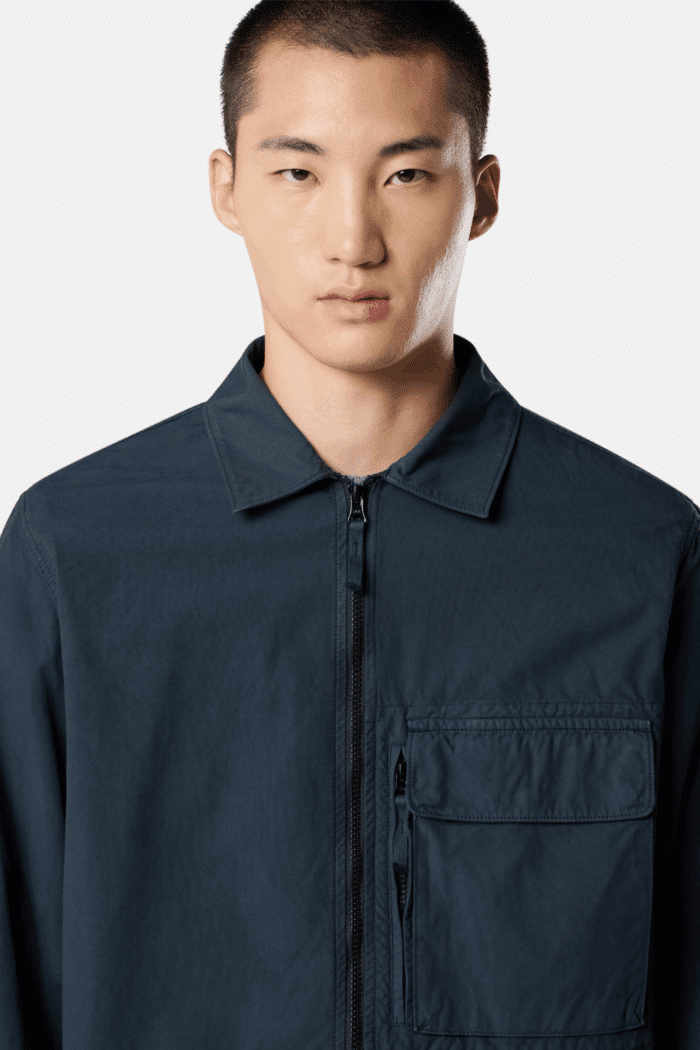 Surchemise Coton Bleu Marine