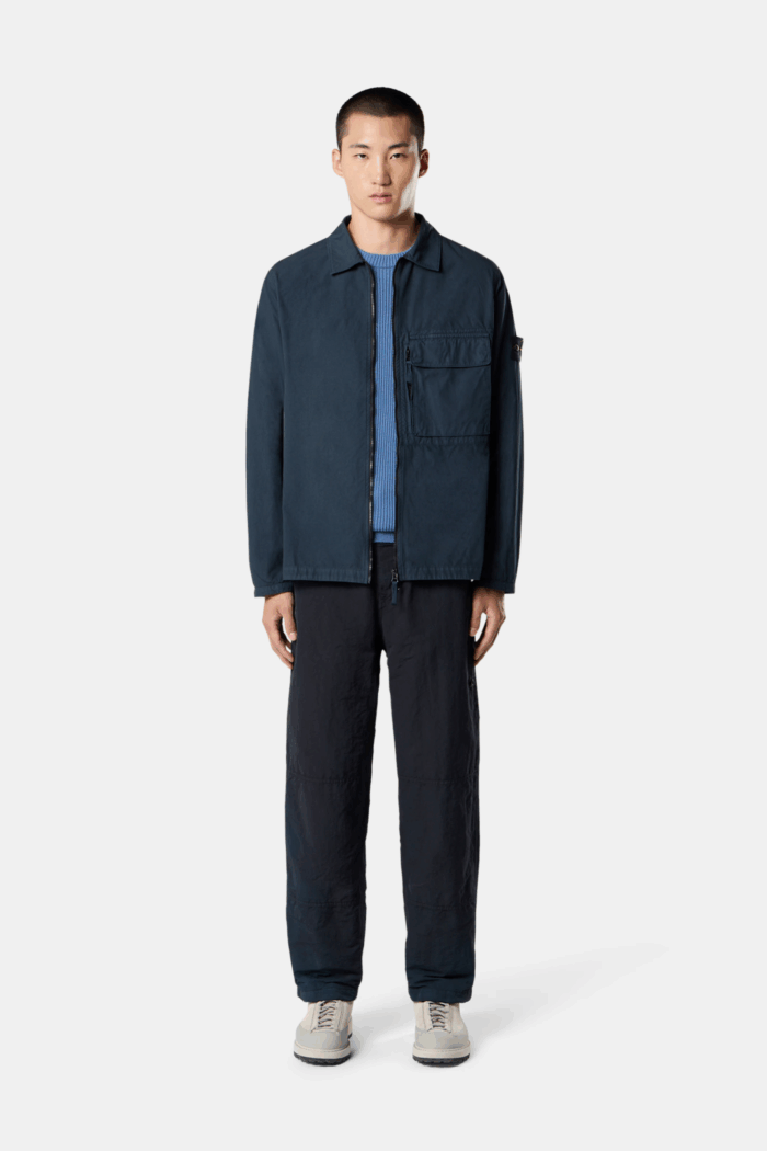 Surchemise Coton Bleu Marine