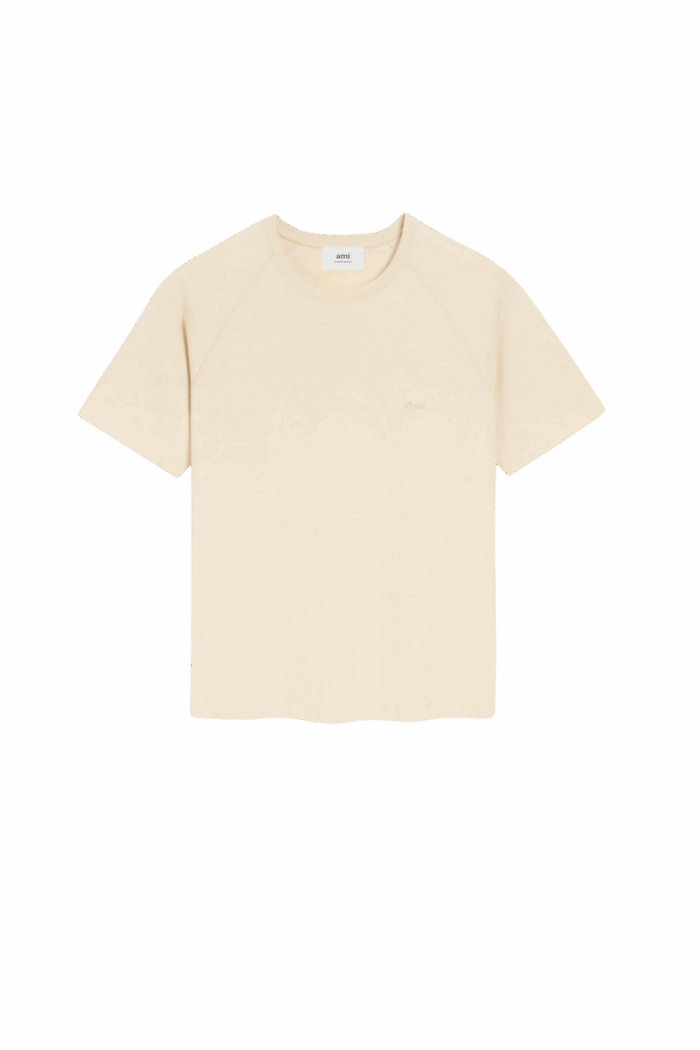 Tee-Shirt Ivoire Broderie Ami