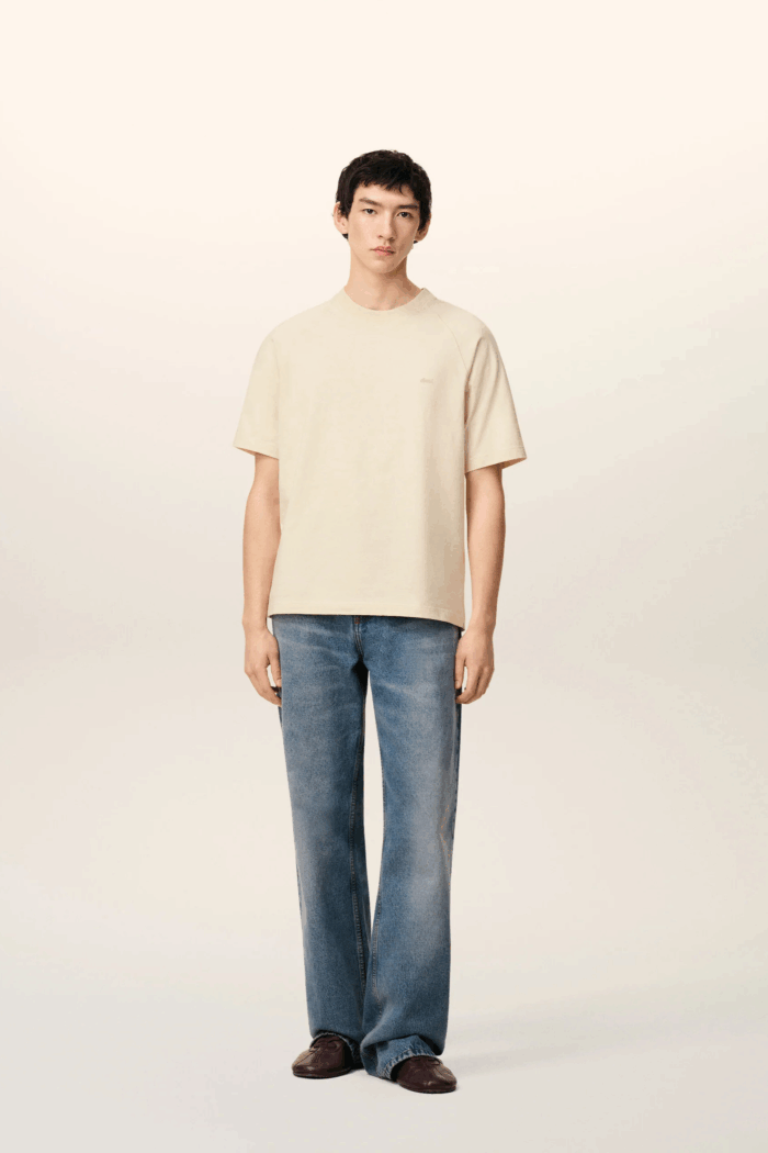Tee-Shirt Ivoire Broderie Ami