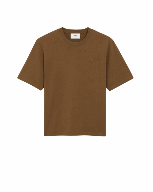 Tee-Shirt Noisette Cœur Ton sur Ton