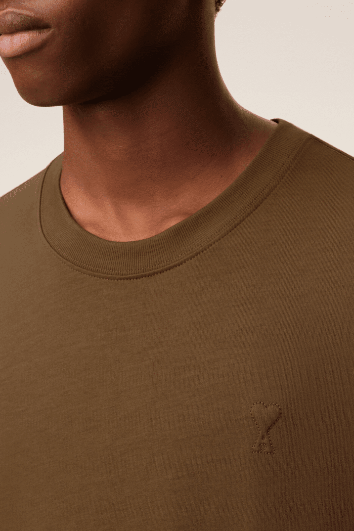 Tee-Shirt Noisette Cœur Ton sur Ton