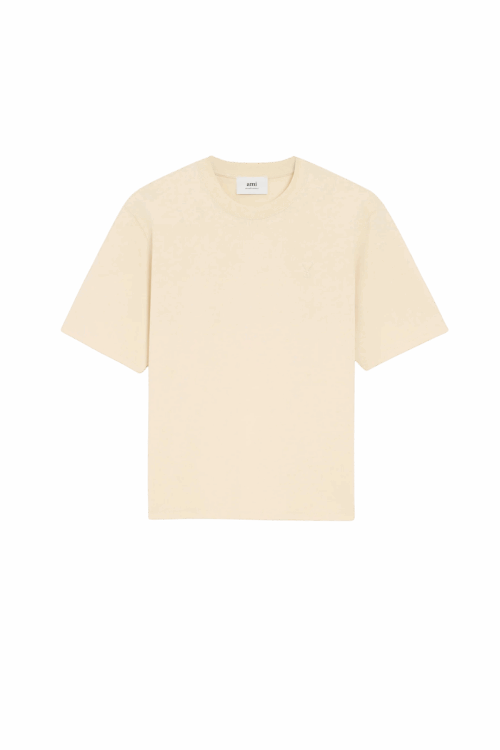 Tee-Shirt Ivoire Cœur Ton sur Ton