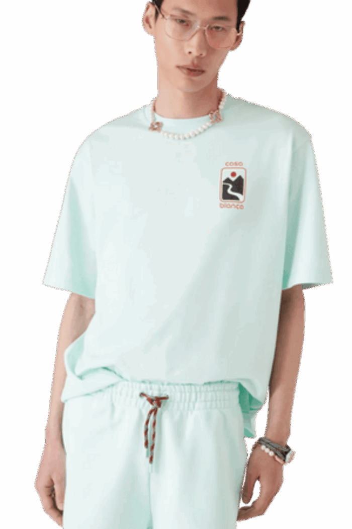 Tee-Shirt Casa Sunset Valley Menthe
