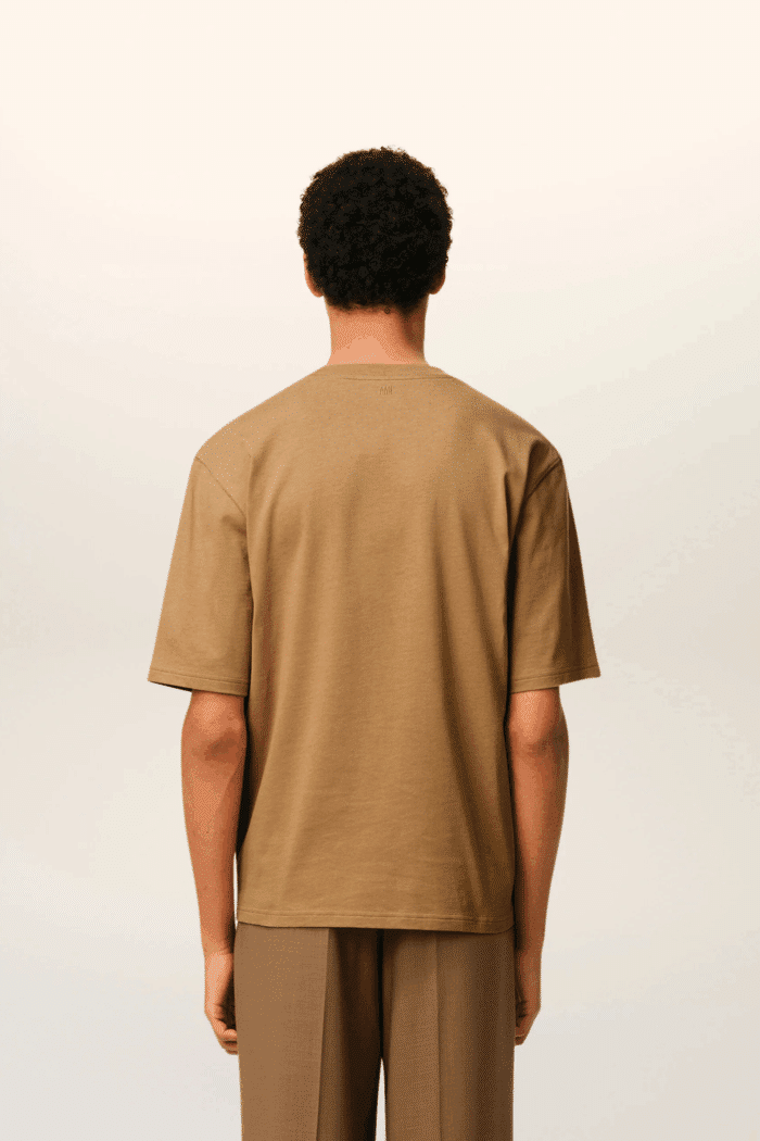 Tee-Shirt Noisette Cœur Ton sur Ton