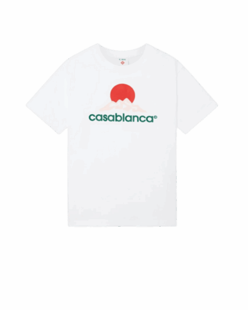 Tee-Shirt Montagne Blanc