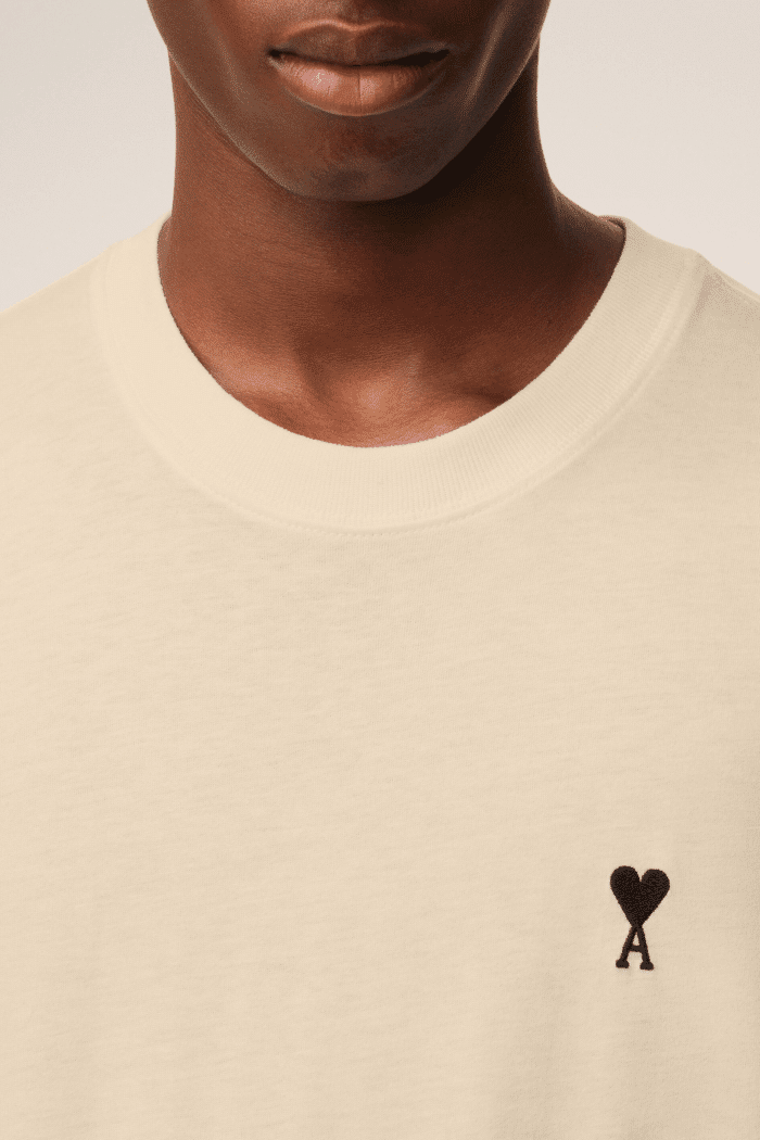 Tee-Shirt Café Crème Cœur Noir