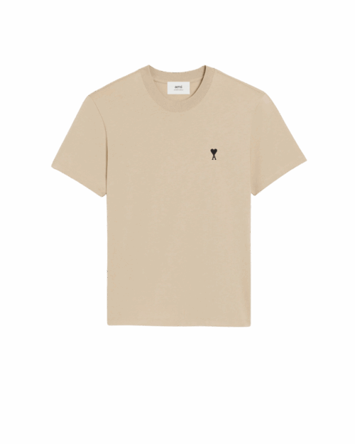 Tee-Shirt Café Crème Cœur Noir