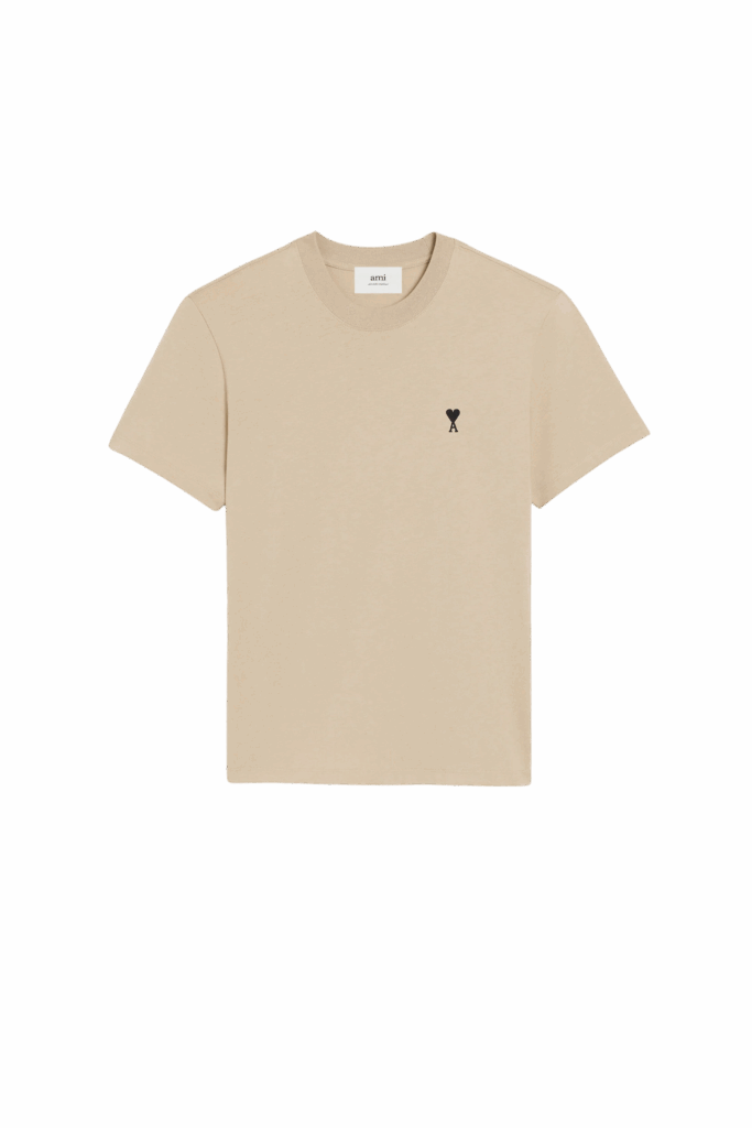 Tee-Shirt Café Crème Cœur Noir
