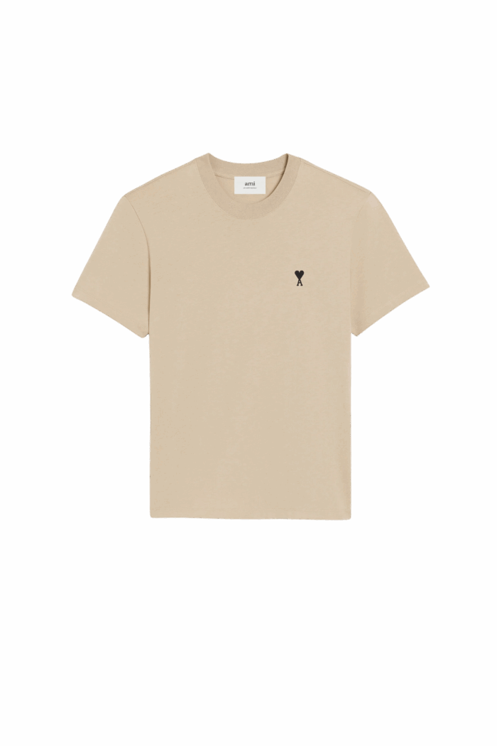 Tee-Shirt Café Crème Cœur Noir