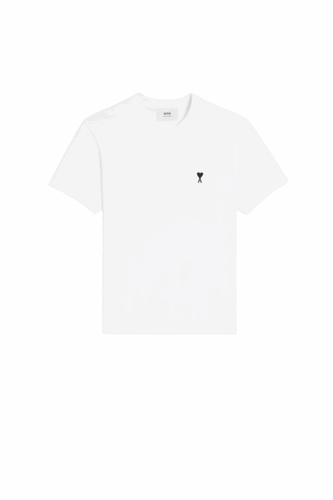 Tee-Shirt Blanc Cœur Noir