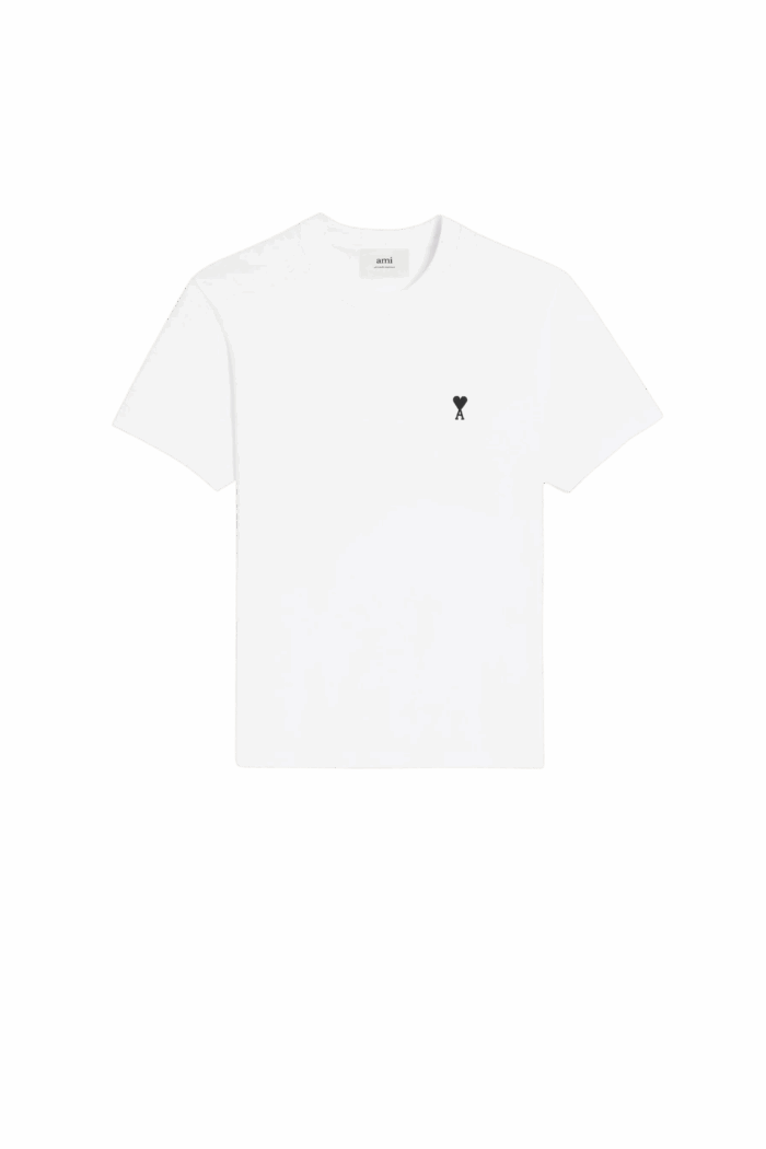 Tee-Shirt Blanc Cœur Noir