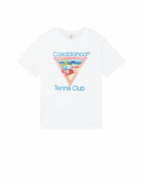 Tee-Shirt Tennis Club Icone Blanc