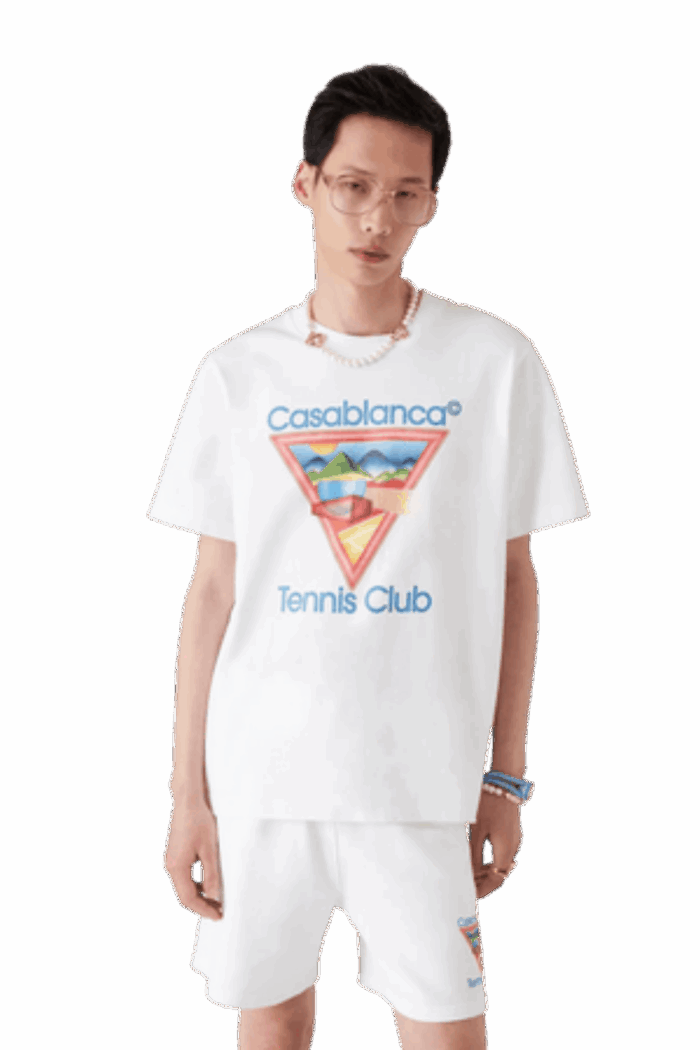 Tee-Shirt Tennis Club Icone Blanc