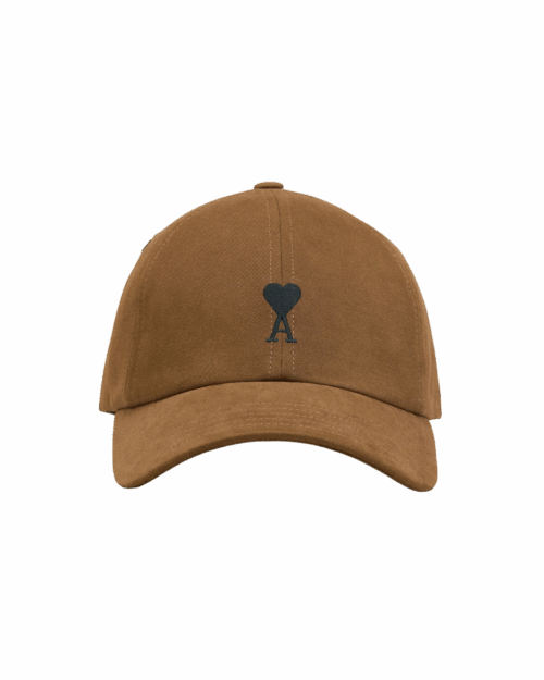 Casquette Coton Noisette Cœur Noir