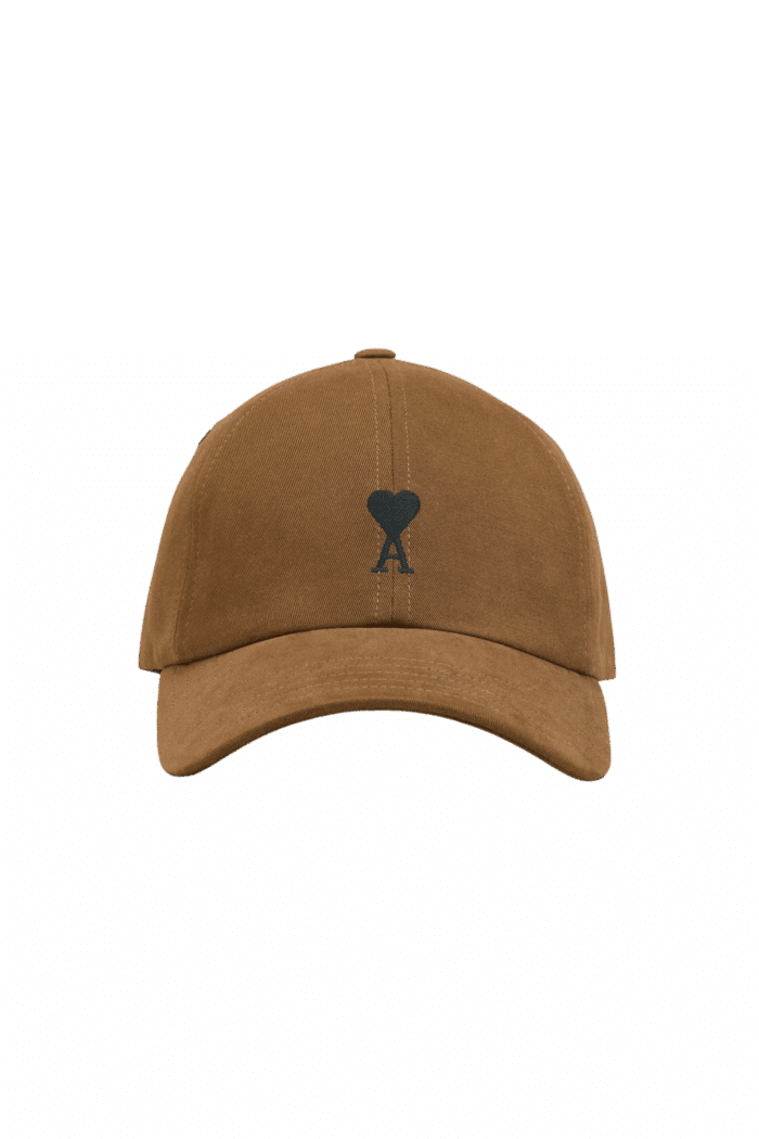 Casquette Coton Noisette Cœur Noir