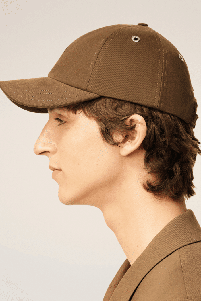 Casquette Coton Noisette Cœur Noir