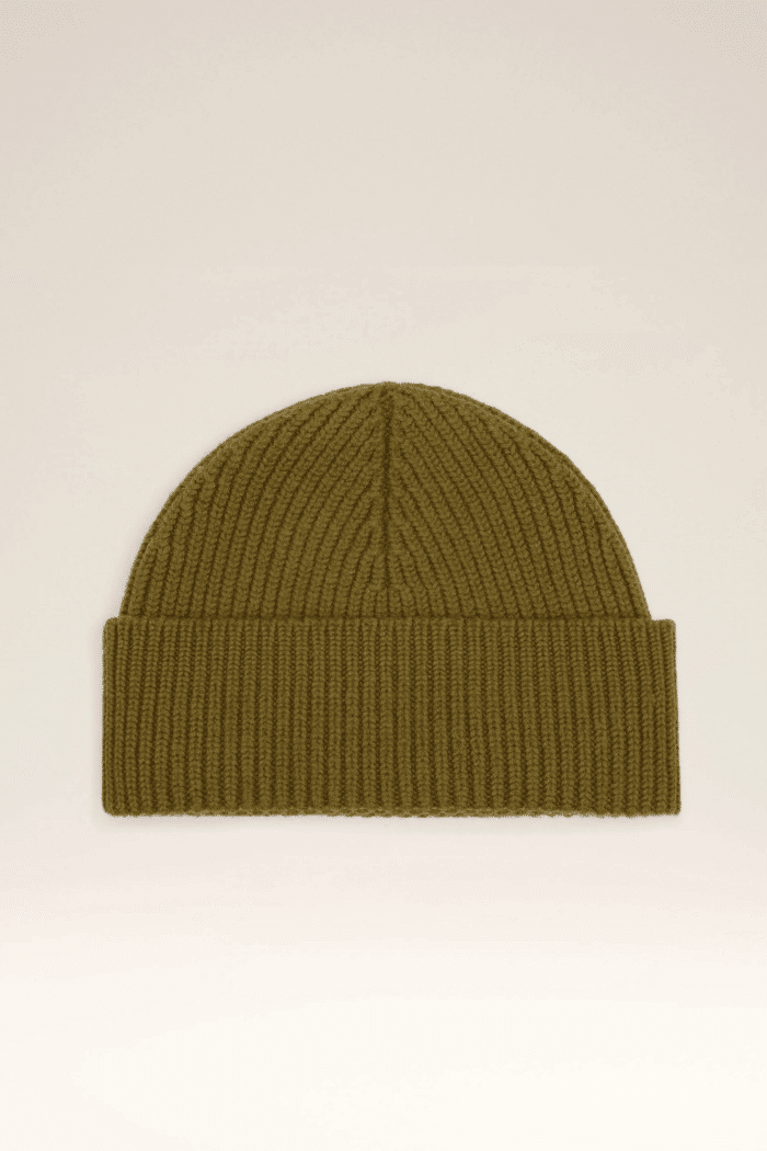 Bonnet Laine Bronze Cœur Noir