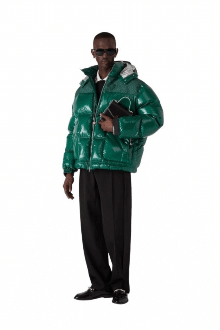 Doudoune Nylon Vert