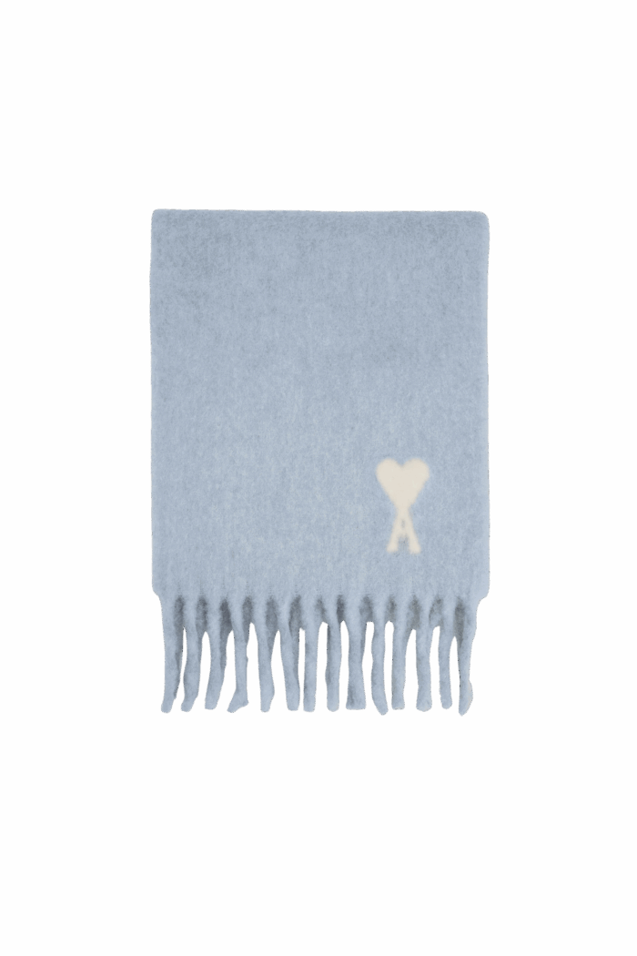 Écharpe Oversize Ciel Cœur Écru