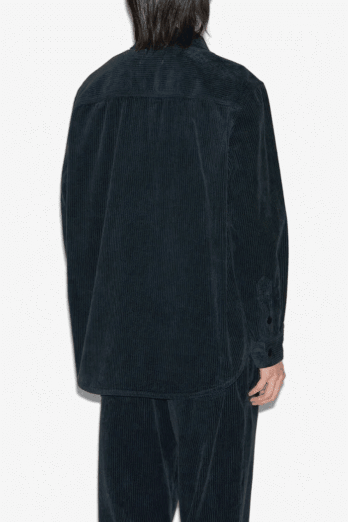 Chemise Nario Velours Côtelé Marine
