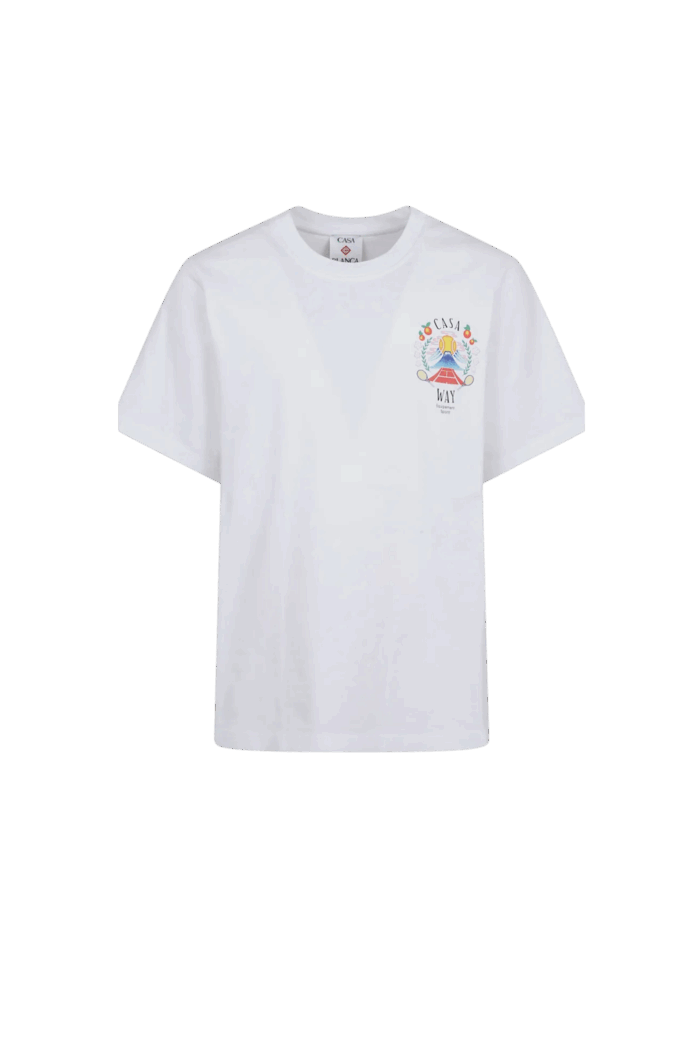 Tee-Shirt Casa Way Montagne Blanc