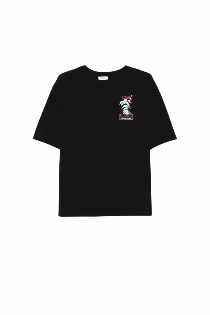 Tee-Shirt Frosty Mountain Coton Noir