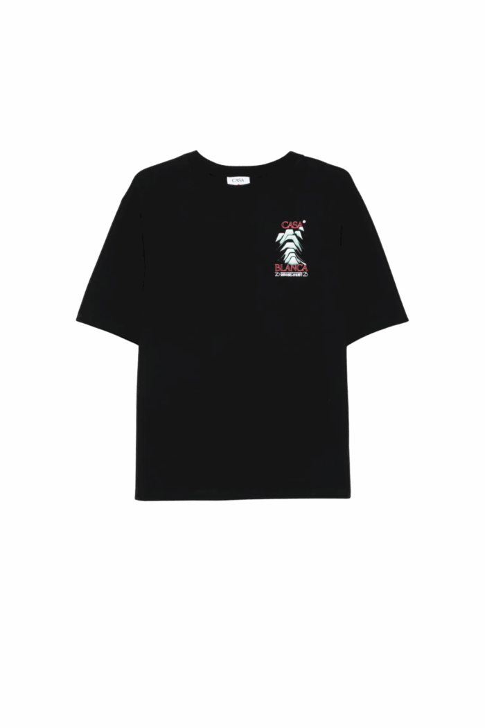 Tee-Shirt Frosty Mountain Coton Noir
