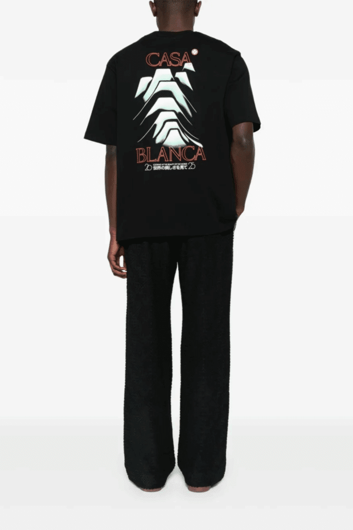 Tee-Shirt Frosty Mountain Coton Noir