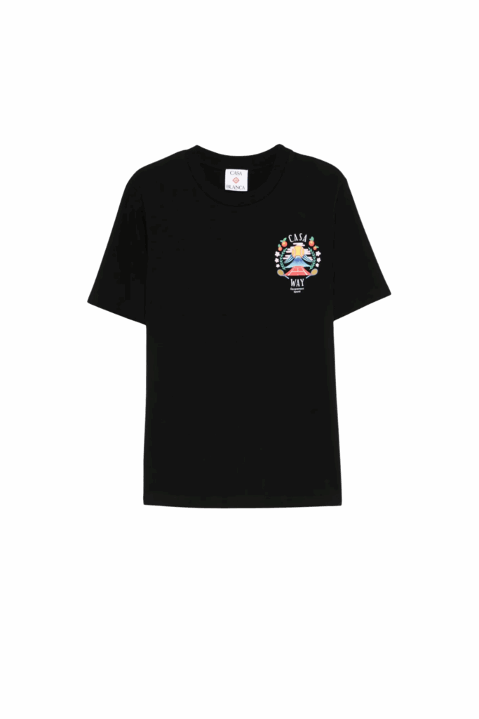Tee-shirt Casa Way Moutain Noir