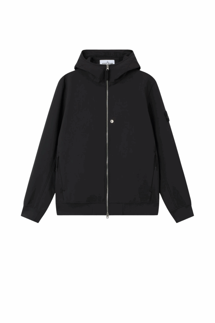 Blouson Léger Capuche Noir