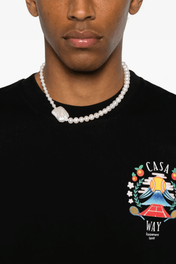 Tee-shirt Casa Way Moutain Noir