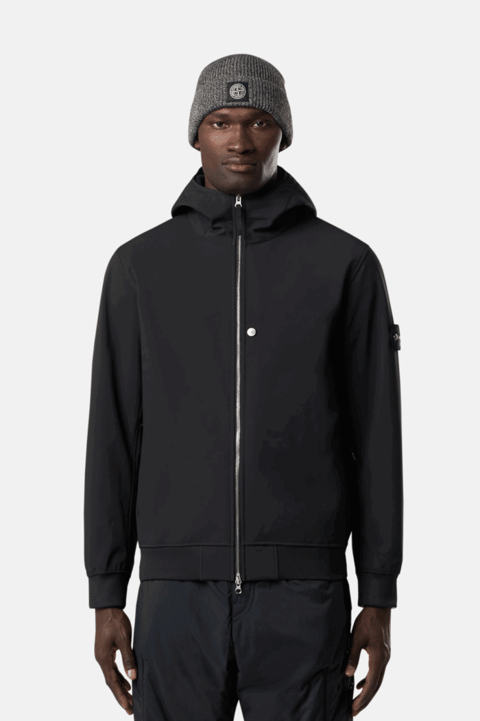 Blouson Léger Capuche Noir