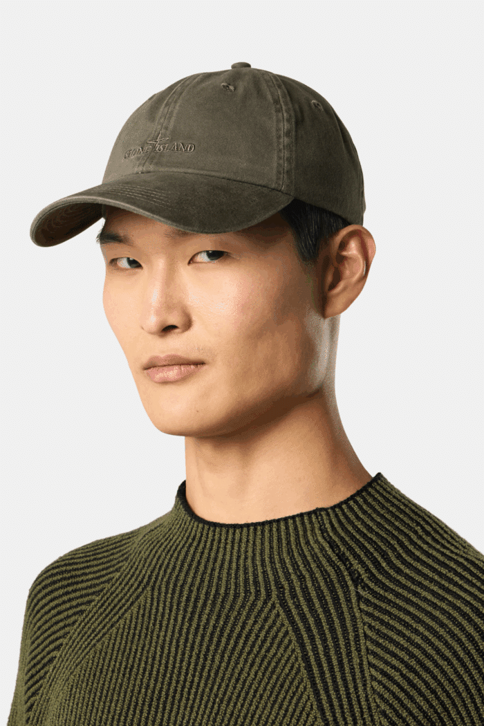 Casquette Coton Kaki Logo