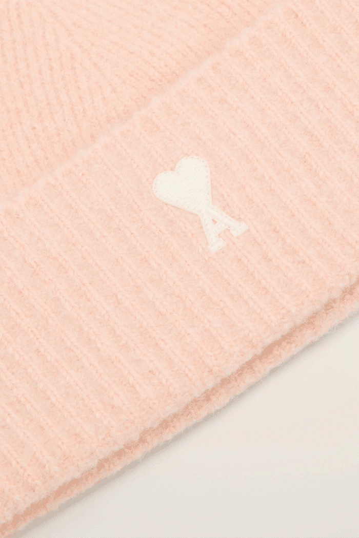 Bonnet Alpaga Poudre Cœur Écru