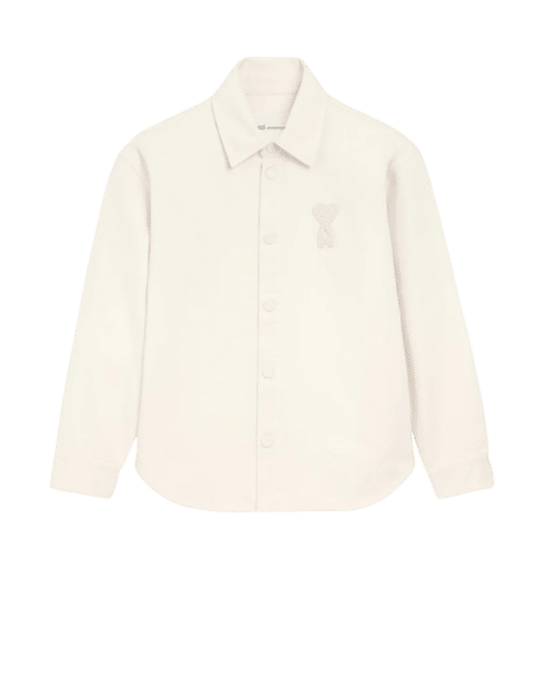 Surchemise Coton Blanc Crème