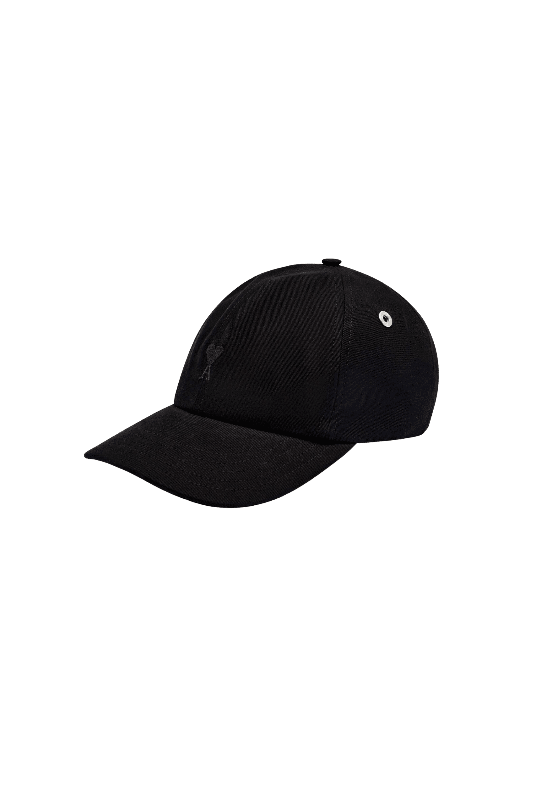 Casquette Coton Noir Cœur Noir